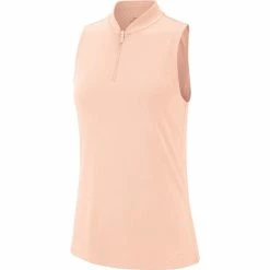 Nike Golf Nike Dri Fit Womens Sleeveless Golf Polo -Golf Apparel Shop 10268 682ECHOPINK