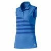 PUMA Golf Puma Step Stripe Womens Sleeveless Golf Polo 1 PUMA Golf Puma Step Stripe Womens Sleeveless Golf Polo -Golf Apparel Shop 10483 01ULTRAMARINE