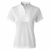 Daily Sports Uma White Womens Short Sleeve Golf Polo 2 Daily Sports Uma White Womens Short Sleeve Golf Polo -Golf Apparel Shop 11442 100WHITE