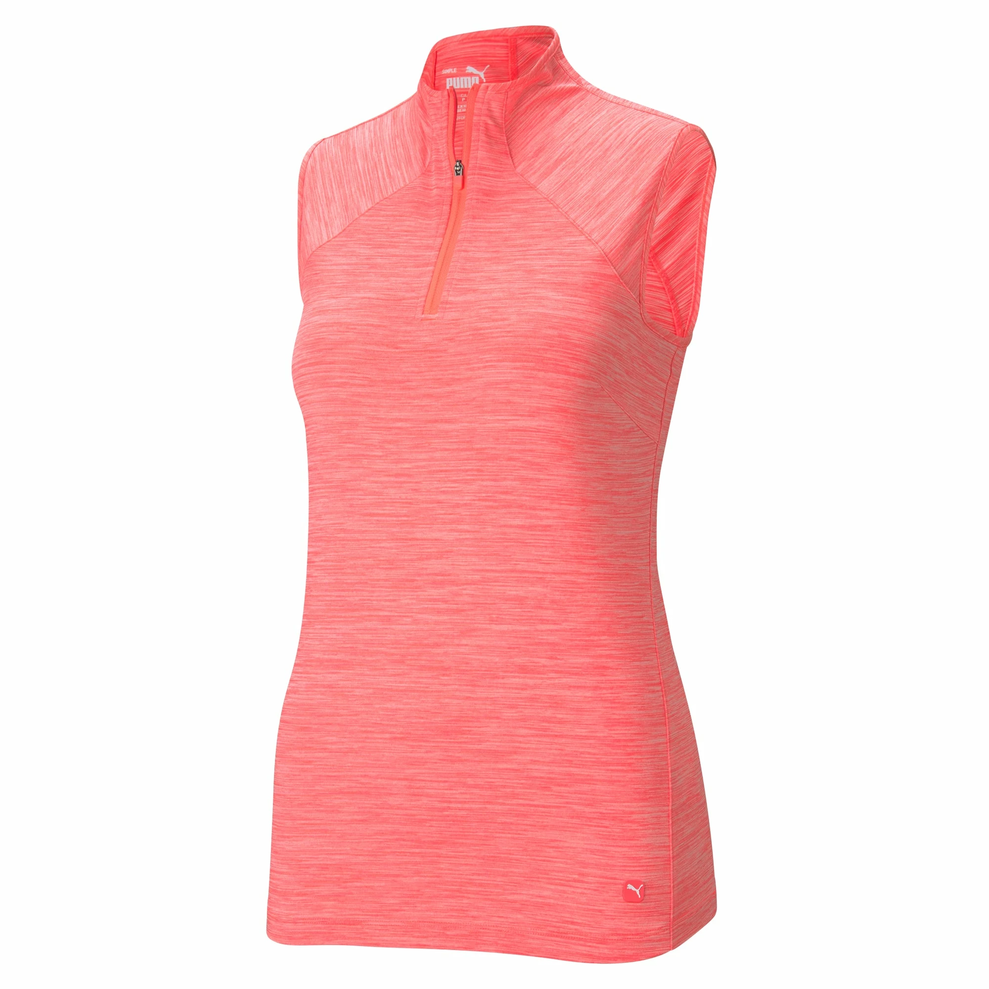 PUMA Golf Puma Daily Mockneck Womens Sleeveless Golf Polo 3 PUMA Golf Puma Daily Mockneck Womens Sleeveless Golf Polo