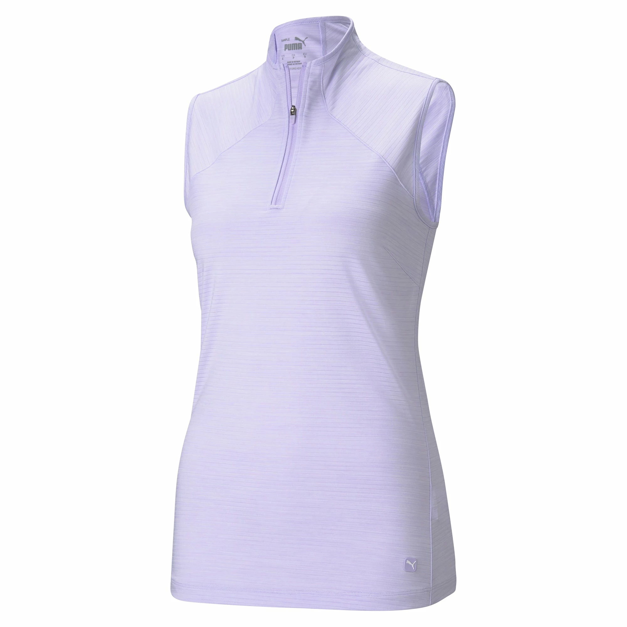 PUMA Golf Puma Daily Mockneck Womens Sleeveless Golf Polo 4 PUMA Golf Puma Daily Mockneck Womens Sleeveless Golf Polo - Image 2