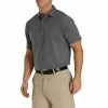 FootJoy Solid Lisle Self Collar Charcoal Mens Golf Polo -Golf Apparel Shop 11988 18327b8c aafc 48f1 9943 93061c5acc1f