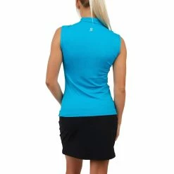 Sofibella Golf Colors Sleeveless Womens Golf Polo -Golf Apparel Shop 12054 SURFER 1