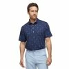 Devereux Proper Threads Luau Mens Golf Polo -Golf Apparel Shop 13000 NAVY