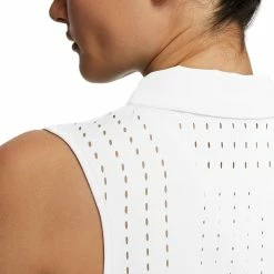 Nike Golf Nike Dri-FIT Ace Womens Sleeveless Golf Polo -Golf Apparel Shop 13293 100WHITE 3