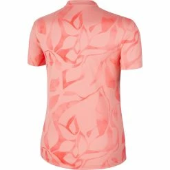 Nike Golf Nike Dri-FIT Victory Print Womens Golf Polo -Golf Apparel Shop 13306 668PINKGAZE 1