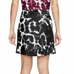 Nike Golf Nike Dri Fit UV Victory Printed 17in Womens Golf Skort -Golf Apparel Shop 13330 010BLACK 1