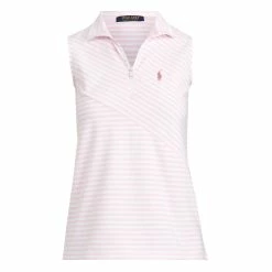 Polo Ralph Lauren Polo Golf Ralph Lauren Striped Womens Golf Sleeveless 1/4 Zip -Golf Apparel Shop 14451 CNTRYCLUBPINK 3 ff9a4e94 71cb 4c5e b9ef 50f5284a75a4