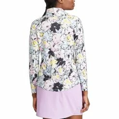 Polo Ralph Lauren RLX Printed Airflow UV Womens Golf 1/4 Zip -Golf Apparel Shop 14459 SKETCHYFLORAL 2
