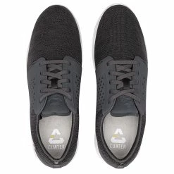 Cuater By TravisMathew The Money Maker Spikeless Grey Pinstripe Mens Golf Shoes -Golf Apparel Shop 15591 GREYPINSTRIPE 2 17512715 eeb2 4f91 b394 07f47a71f967