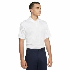 Nike Golf Nike Dri-FIT Vapor Historic Mens Golf Polo -Golf Apparel Shop 15764 WHITE100