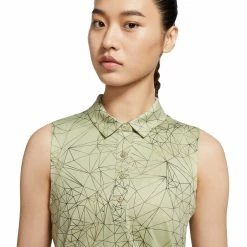 Nike Golf Nike Dri-FIT Fairway Womens Sleeveless Golf Polo -Golf Apparel Shop 15785 MEDOLIVE222 1