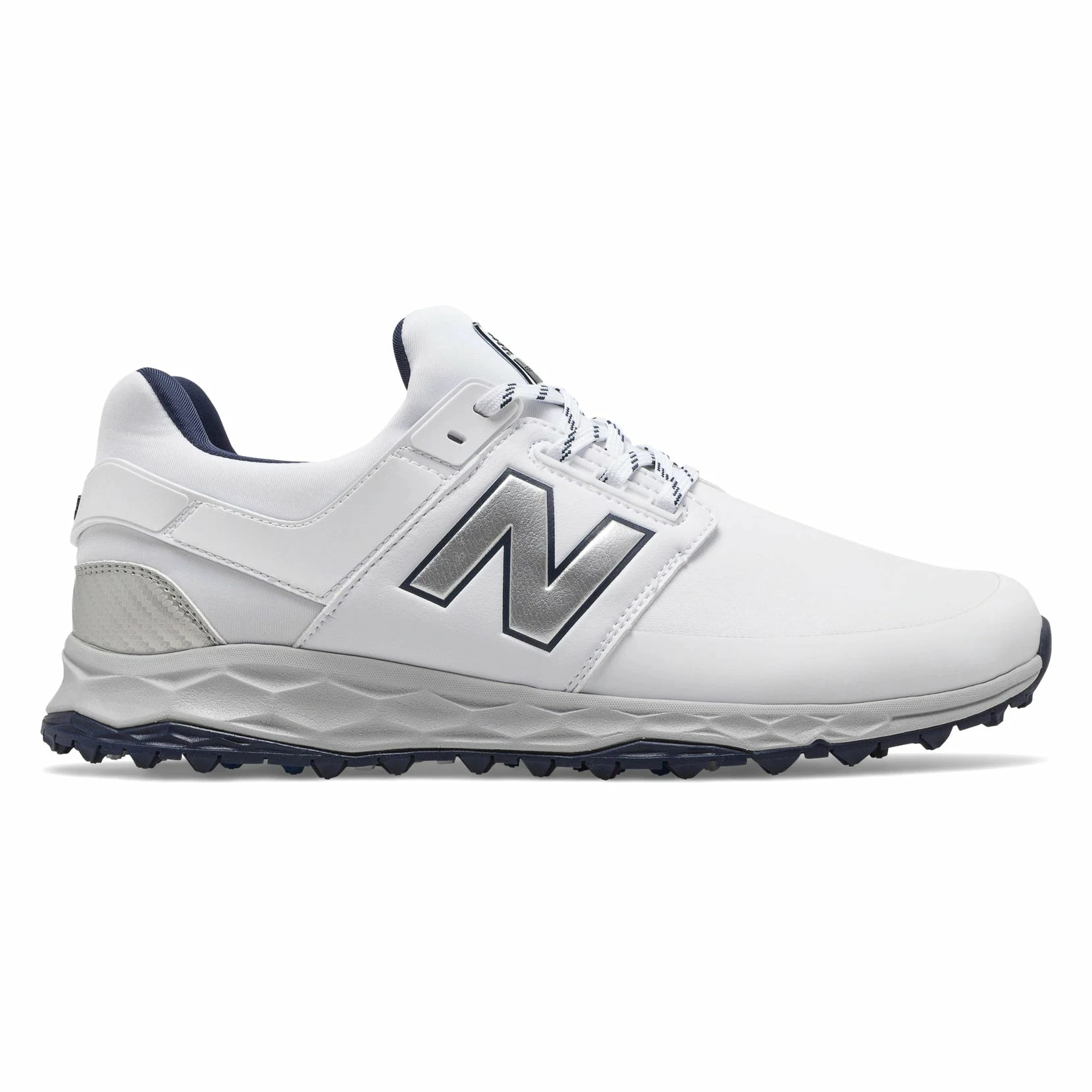 New Balance Golf New Balance Fresh Foam LinksSL White Mens Golf Shoes 3 New Balance Golf New Balance Fresh Foam LinksSL White Mens Golf Shoes