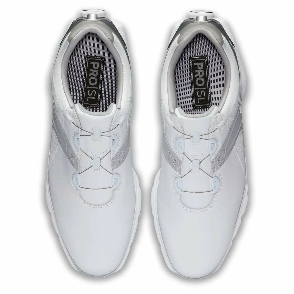 FootJoy Pro SL BOA White Mens Golf Shoes 8 FootJoy Pro SL BOA White Mens Golf Shoes - Image 6