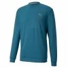 PUMA Golf Puma Cloudspun Crew Neck Mens Golf Shirt -Golf Apparel Shop 17769 DIGIBLUEHTHR 675f930f d3d6 49b3 953c 032120afb68d