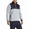 FootJoy Sweater Fleece Mens Golf 1/2 Zip -Golf Apparel Shop 17796 HTHRGREYBLACK 416616ed c410 495b b50b 3653e0416c98