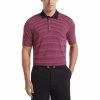 Callaway 3-Color Stripe Mens Golf Polo -Golf Apparel Shop 17873 BOUDOIRRED