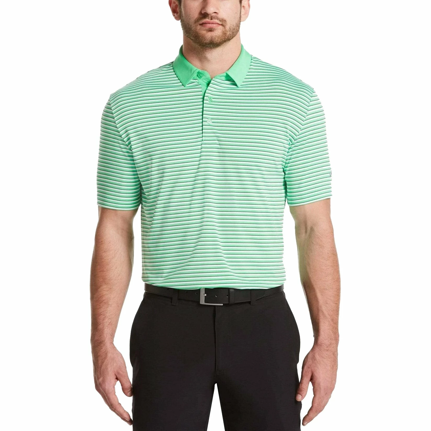 Callaway 3-Color Stripe Mens Golf Polo 5 Callaway 3-Color Stripe Mens Golf Polo - Image 3