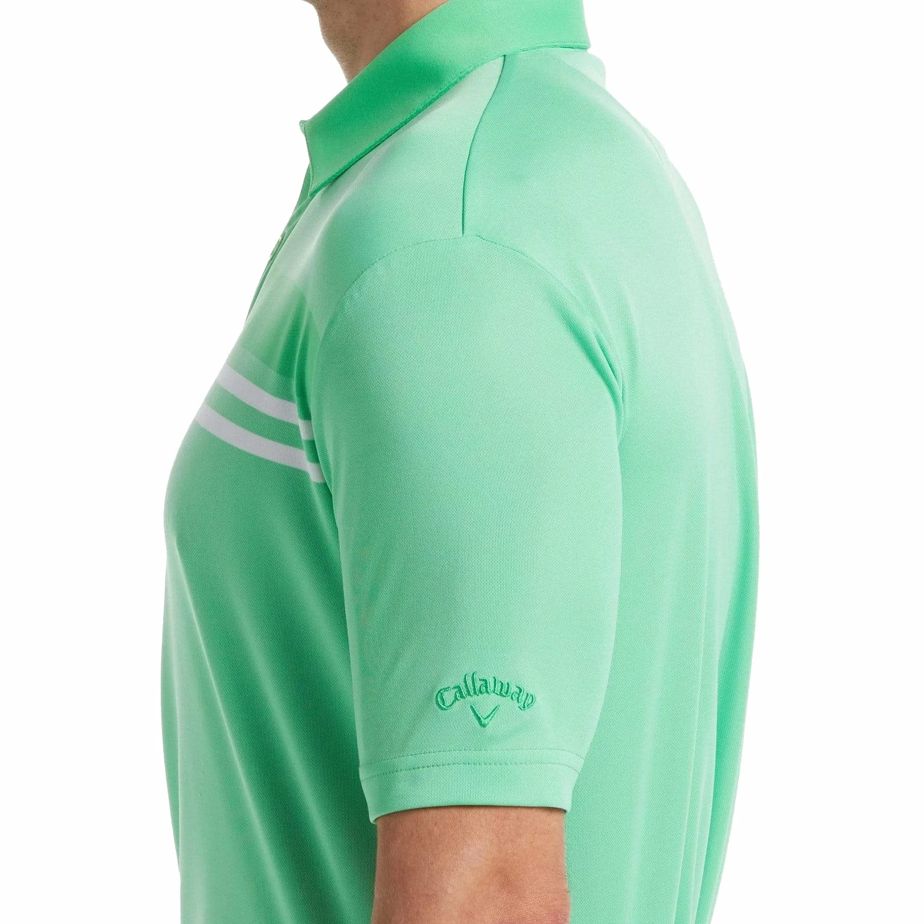Callaway Birdseye Block Mens Golf Polo 4 Callaway Birdseye Block Mens Golf Polo - Image 2