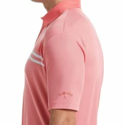 Callaway Birdseye Block Mens Golf Polo 13 Callaway Birdseye Block Mens Golf Polo -Golf Apparel Shop 17876 SUNKISTCORAL 1