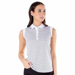 NVO Dottie Womens Sleeveless Golf Polo -Golf Apparel Shop 18457 WHITE100 c7869fbd e361 4888 89e7 06bbdb6763ea
