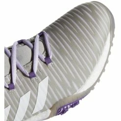 Adidas Golf Adidas CodeChaos Metal Grey Womens Golf Shoes -Golf Apparel Shop 18708 GREYWHTPURPLE 2