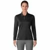 Adidas Golf Adidas Performance Black Womens Long Sleeve Golf Polo -Golf Apparel Shop 18727 BLACK 85ba1932 b775 4e4d a8f6 99f1f93e8305