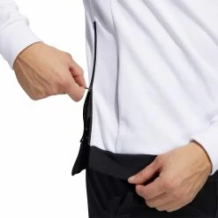 Adidas Golf Adidas Adicross White Mens Golf Hoodie -Golf Apparel Shop 18754 WHITE 2