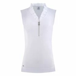 Daily Sports Patrice Womens Sleeveless Golf Polo -Golf Apparel Shop 18909 WHITE100 1dd74f63 894d 4cd7 9b29 c58b0f7e221e