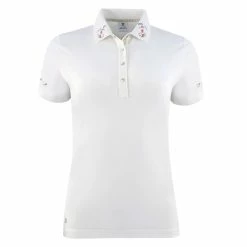 Daily Sports Selma White Womens Golf Polo