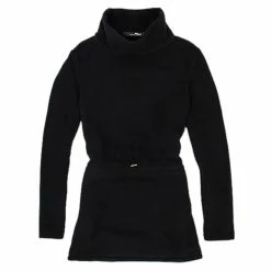 Polo Ralph Lauren RLX Ralph Lauren Microfleece Black Cinch Waist Tunic Womens Golf Sweater