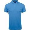 J.Lindeberg J. Lindeberg KV Amer Fit Mens Golf Polo -Golf Apparel Shop 19475 OCEANBLUE