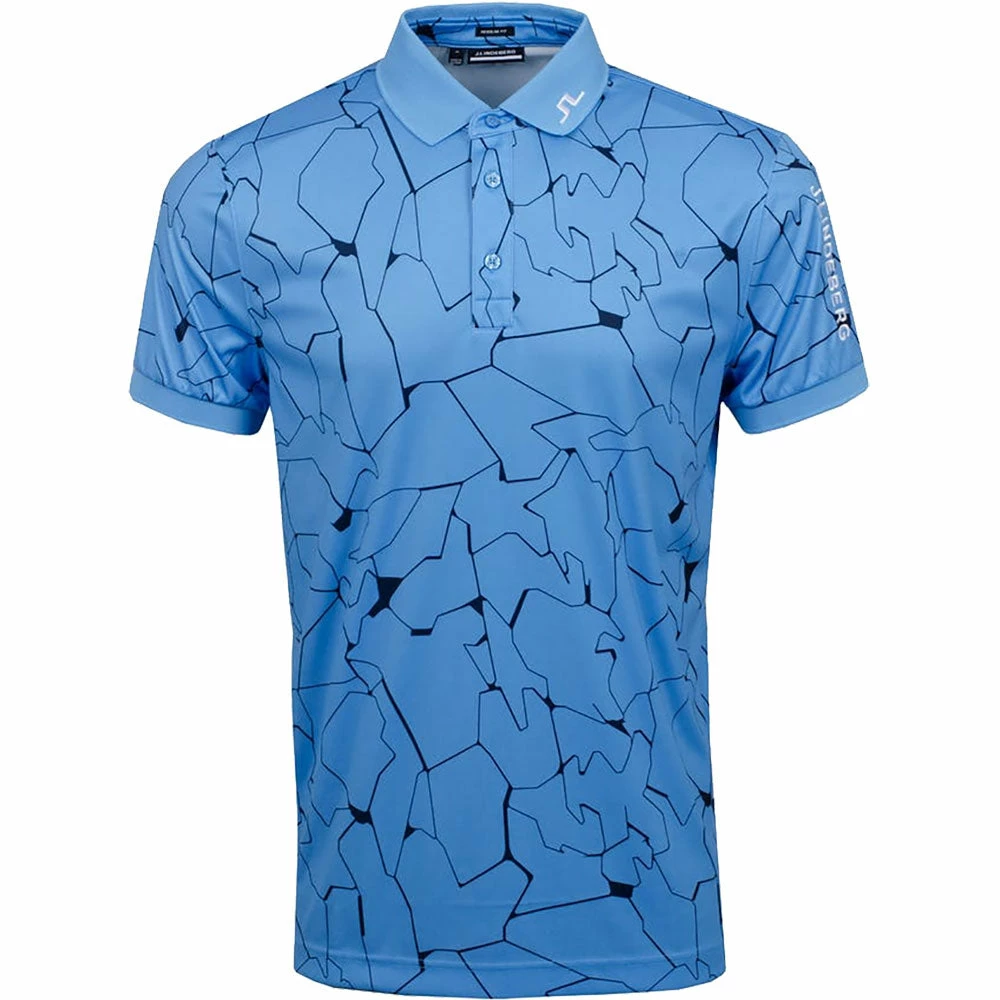J.Lindeberg J. Lindeberg Tour Tech AF Print Mens Golf Polo 3 J.Lindeberg J. Lindeberg Tour Tech AF Print Mens Golf Polo