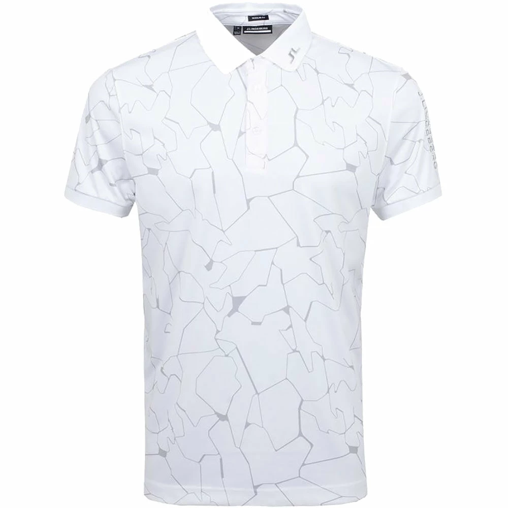 J.Lindeberg J. Lindeberg Tour Tech AF Print Mens Golf Polo 5 J.Lindeberg J. Lindeberg Tour Tech AF Print Mens Golf Polo - Image 3