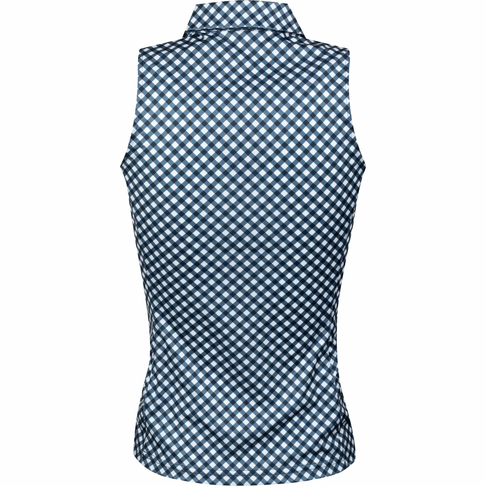 J.Lindeberg J. Lindeberg Dena Printed Womens Sleeveless Golf Polo 2021 6 J.Lindeberg J. Lindeberg Dena Printed Womens Sleeveless Golf Polo 2021 - Image 4