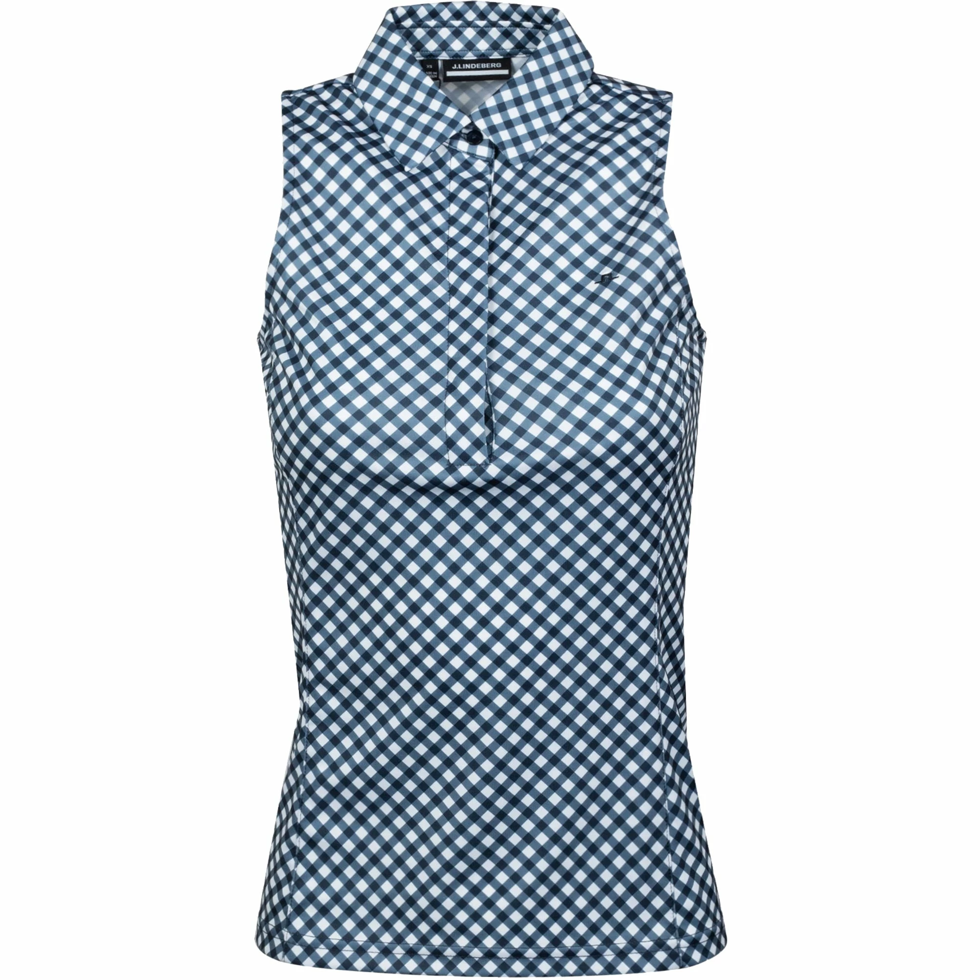 J.Lindeberg J. Lindeberg Dena Printed Womens Sleeveless Golf Polo 2021 5 J.Lindeberg J. Lindeberg Dena Printed Womens Sleeveless Golf Polo 2021 - Image 3