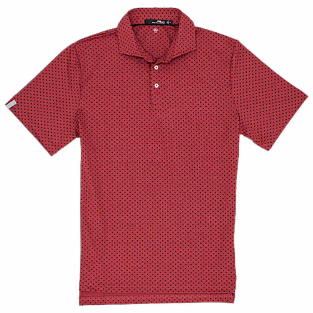 Polo Ralph Lauren RLX Printed Lightweight Airflow Sunrise Red Mens Golf Polo 3 Polo Ralph Lauren RLX Printed Lightweight Airflow Sunrise Red Mens Golf Polo