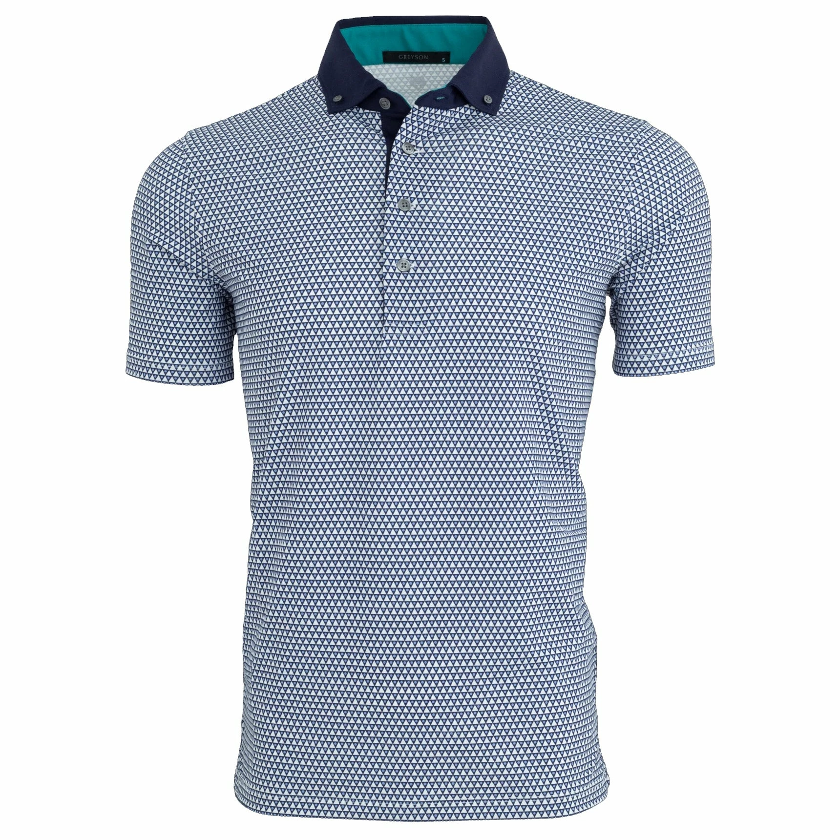 Greyson Moon And Mountain Mens Golf Polo 3 Greyson Moon And Mountain Mens Golf Polo