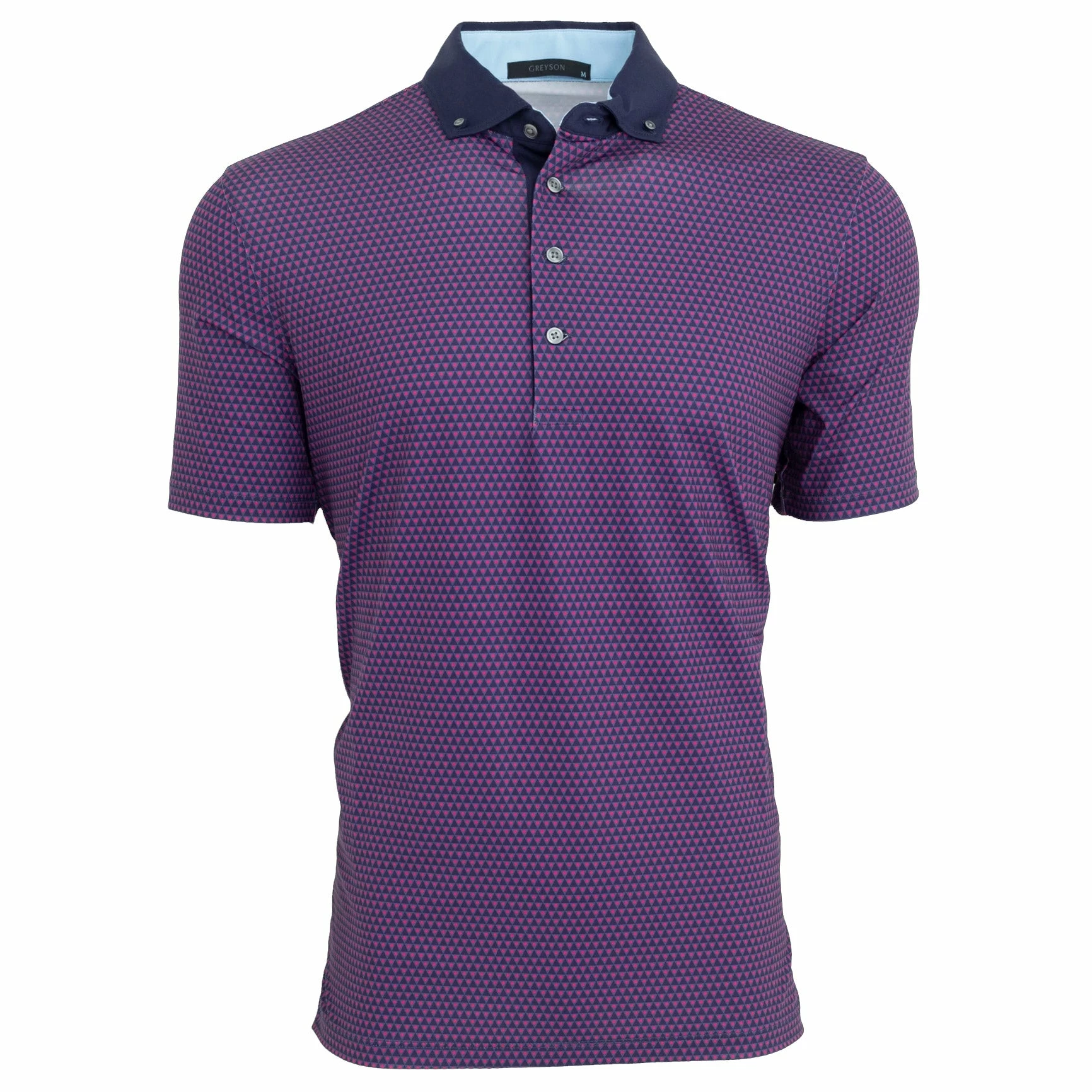 Greyson Moon And Mountain Mens Golf Polo 4 Greyson Moon And Mountain Mens Golf Polo - Image 2