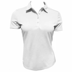 Adidas Golf Adidas Advantage White Womens Golf Polo
