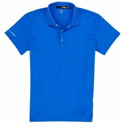 Polo Ralph Lauren RLX Ralph Lauren Tournament Tech Pique Colby Blue Womens Golf Polo