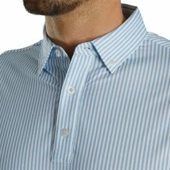 FootJoy Southern Living Lisle Stripe Light Blue-White Mens Golf Polo -Golf Apparel Shop 20983 LTBLUEWHITE 2 7830871c c4fd 4459 b845 f11b4da50ac6