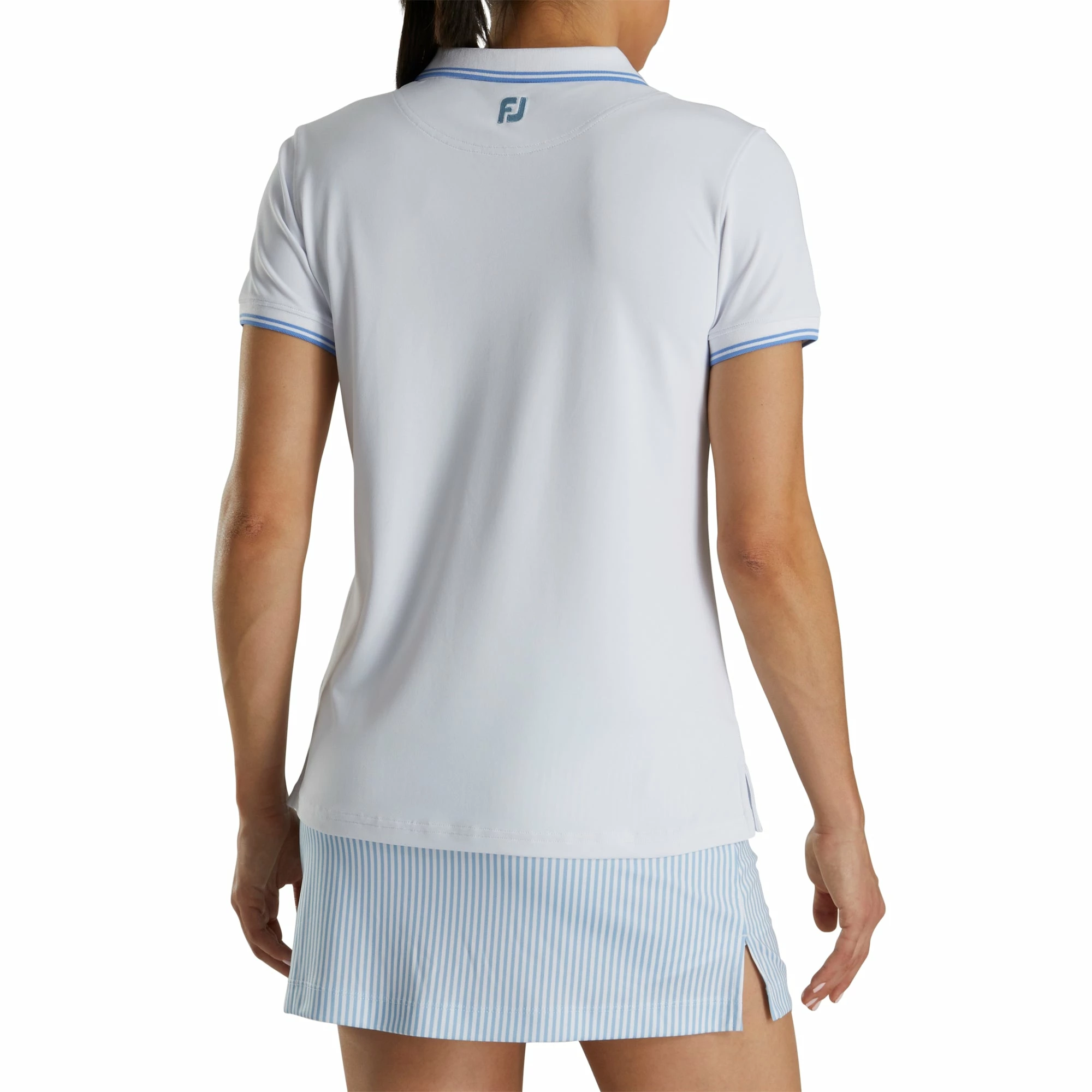 FootJoy Southern Living Open Collar White Womens Golf Polo 4 FootJoy Southern Living Open Collar White Womens Golf Polo - Image 2
