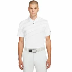 Nike Golf Nike Dri-FIT Vapor GRFX 2 Mens Golf Polo -Golf Apparel Shop 21190 WHITE100 56da8693 108e 466e 969b fa629f3d20a1