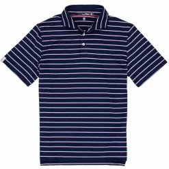 Polo Ralph Lauren RLX Ralph Lauren Lightweight Airflow French Navy Multi Mens Golf Polo