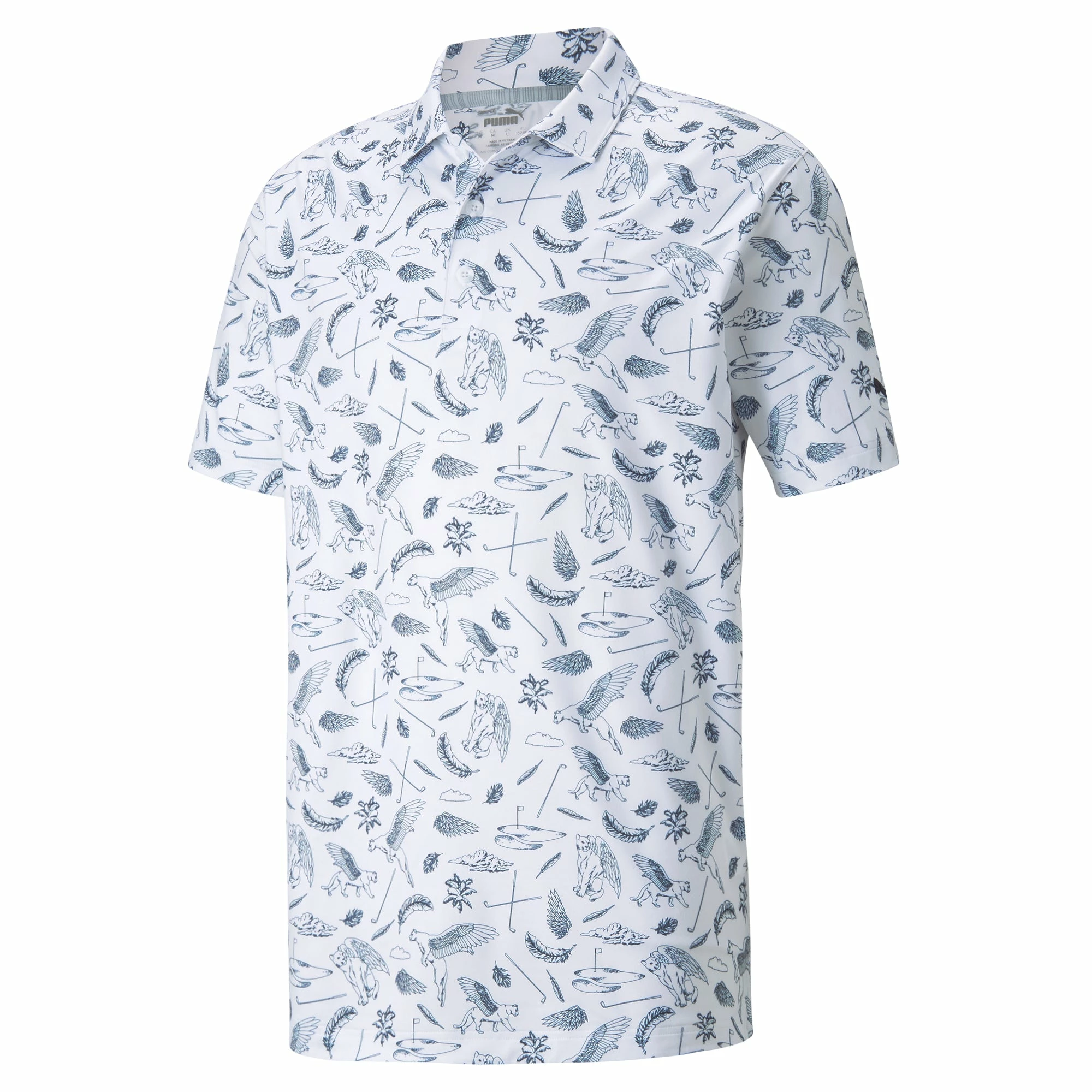 PUMA Golf Puma CLOUDSPUN Atmos Mens Golf Polo 3 PUMA Golf Puma CLOUDSPUN Atmos Mens Golf Polo