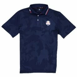 Polo Ralph Lauren RLX Ralph Lauren Ryder Cup Mesh Camo Jacquard Mens Golf Polo
