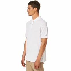 Oakley Element Mens Golf Polo -Golf Apparel Shop 21883 WHITE100 1