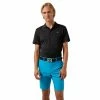 J.Lindeberg J. Lindeberg Lars Regular Fit Black Mens Golf Polo -Golf Apparel Shop 22550 BLACK9999