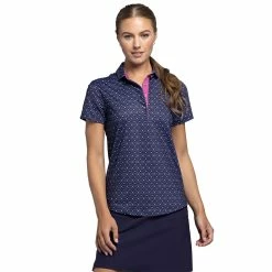 Greyson Scarlett Scarlett Moon Heart Womens Golf Polo
